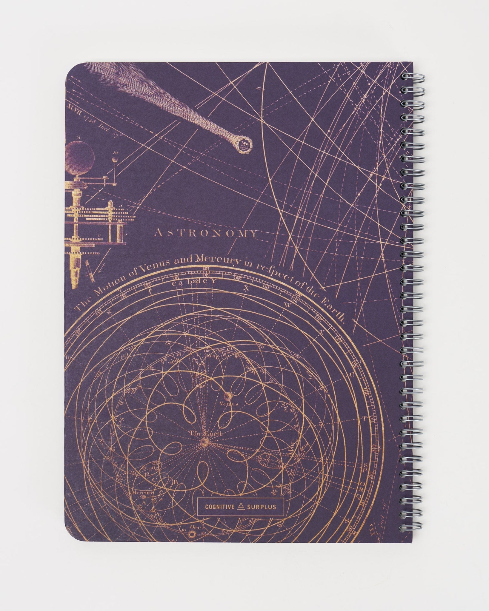 裏表紙には天動説における水星と金星の運動軌道も描かれて遺いる。