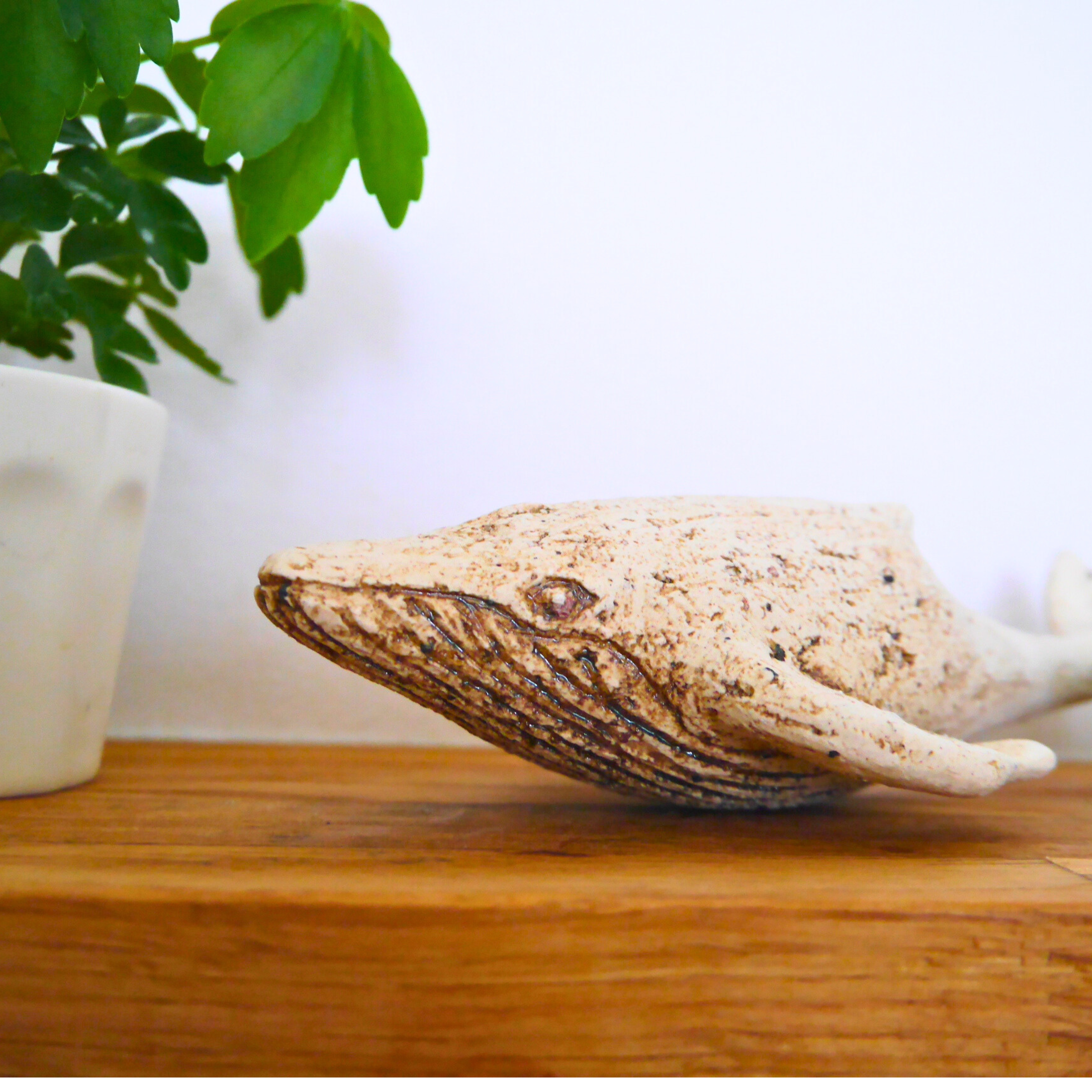 一点物】くじらの陶器作品|手仕事|momerath 一点物】くじらの陶器作品|手仕事|momerath