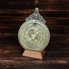 ルナカレンダー 裏面 潮汐計算盤 真鍮製 放射状デザイン 航海漁業不可欠な計算器具