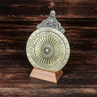 ルナカレンダー 裏面 潮汐計算盤 真鍮製 放射状デザイン 航海漁業不可欠な計算器具