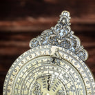 ルナカレンダー 裏面 潮汐計算盤 真鍮製 放射状デザイン 航海漁業不可欠な計算器具