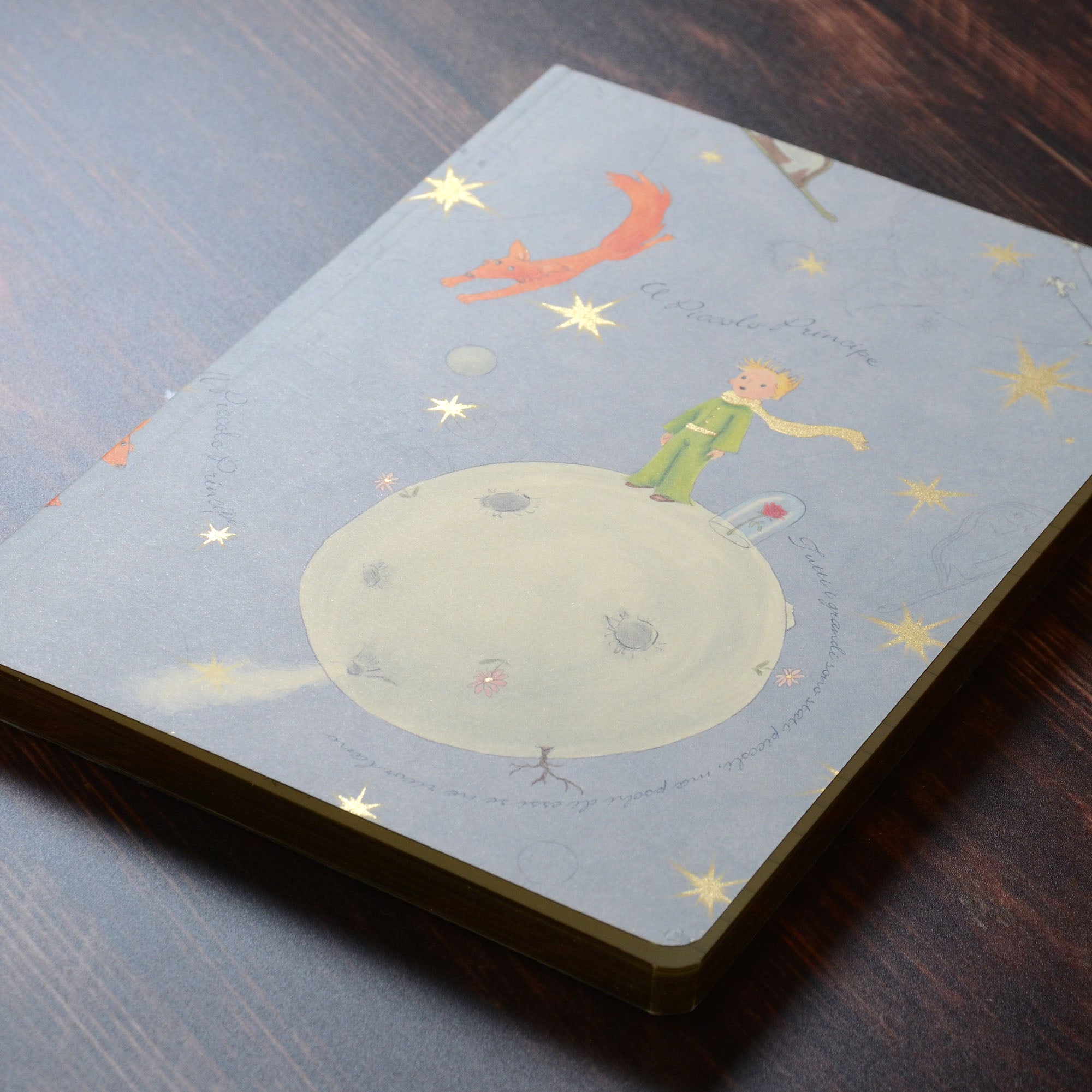 星の王子さま Kartos文具 | イタリア製ノート・レターセット・金粉印刷