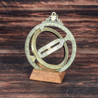 天文環 リング式日時計 真鍮製 携帯型サンダイアル 二重リング構造 世界中で使用可能 天文学者の道具