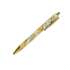 Kartos社のボールペン「Cipro」。植物の模様が軽やかに描かれた、華やかで上品なイタリア製ペン。